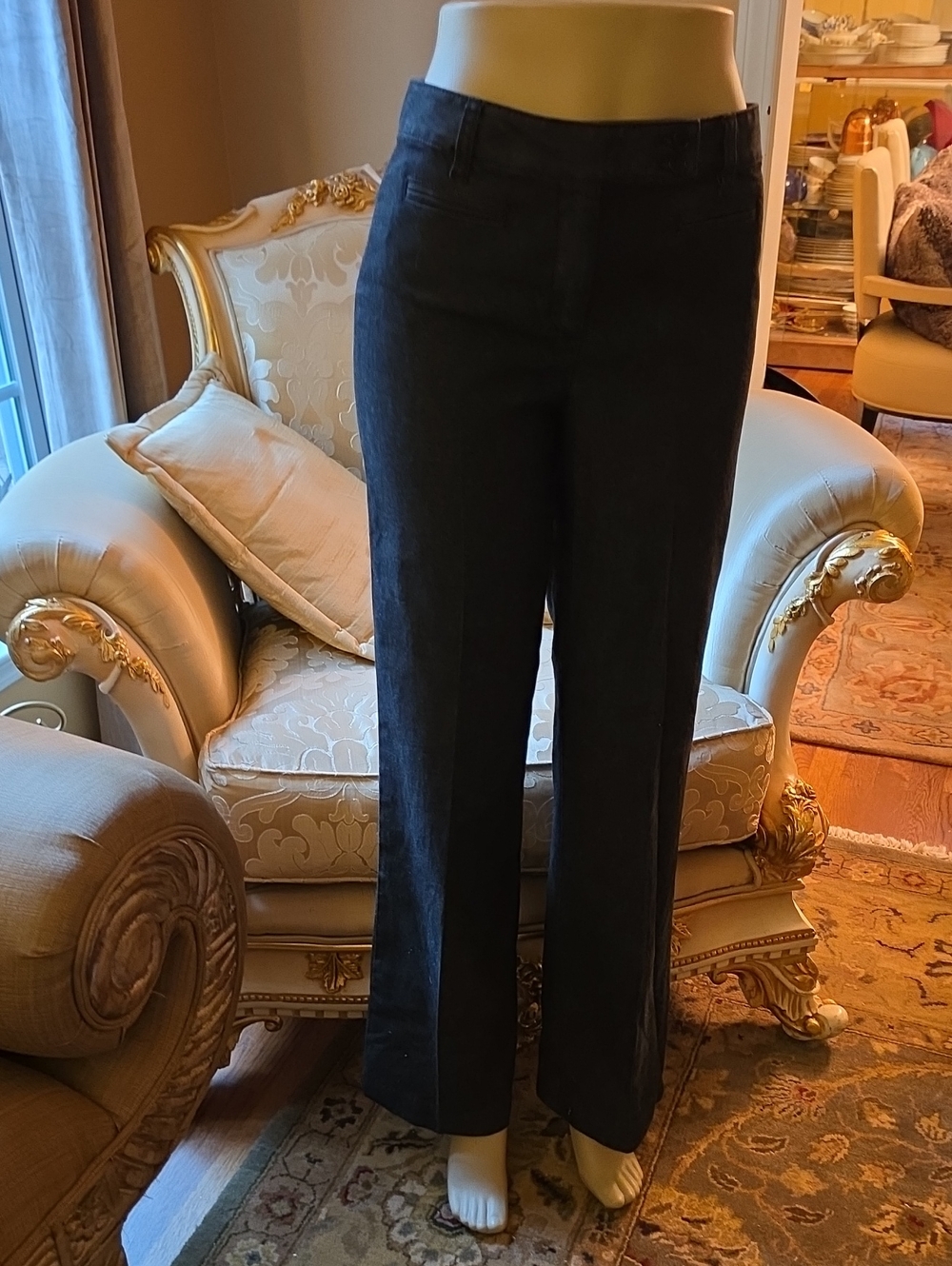 Heritage Black Straight Leg Women's Pants